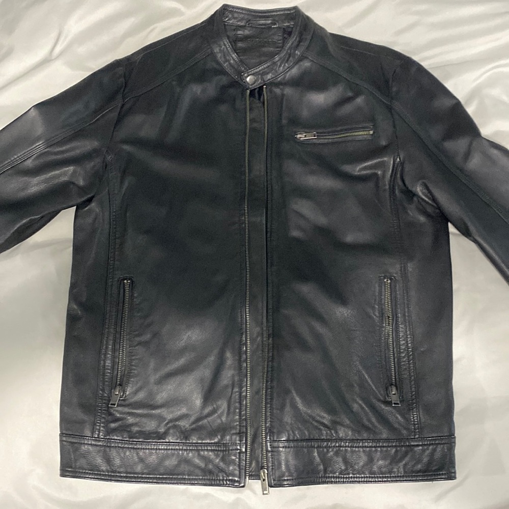 Cafe Racer Leather Jacket